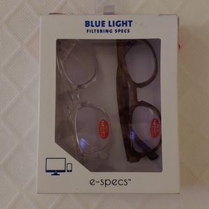 e-specs Blue Light Glasses.